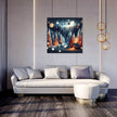 Moonlit Winter Wonderland Canvas