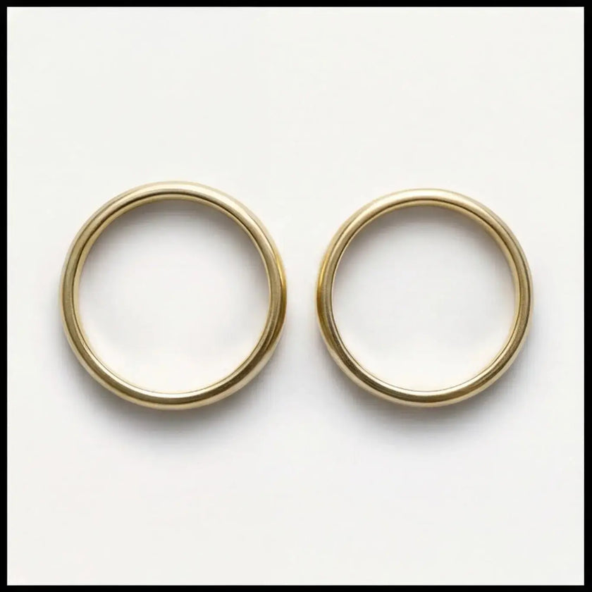 3mm Gold Wedding Band – Classic Lyra – 9ct/14ct/18ct Gold