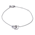 Diamonfire Interlinking Rings Bracelet