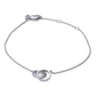 Diamonfire Interlinking Rings Bracelet
