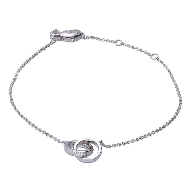 Diamonfire Armband med sammanlänkade ringar