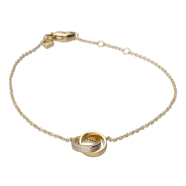Diamonfire Armband med sammanlänkade ringar
