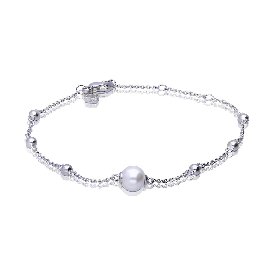 Diamonfire Kugelarmband mit Muschelkernperle