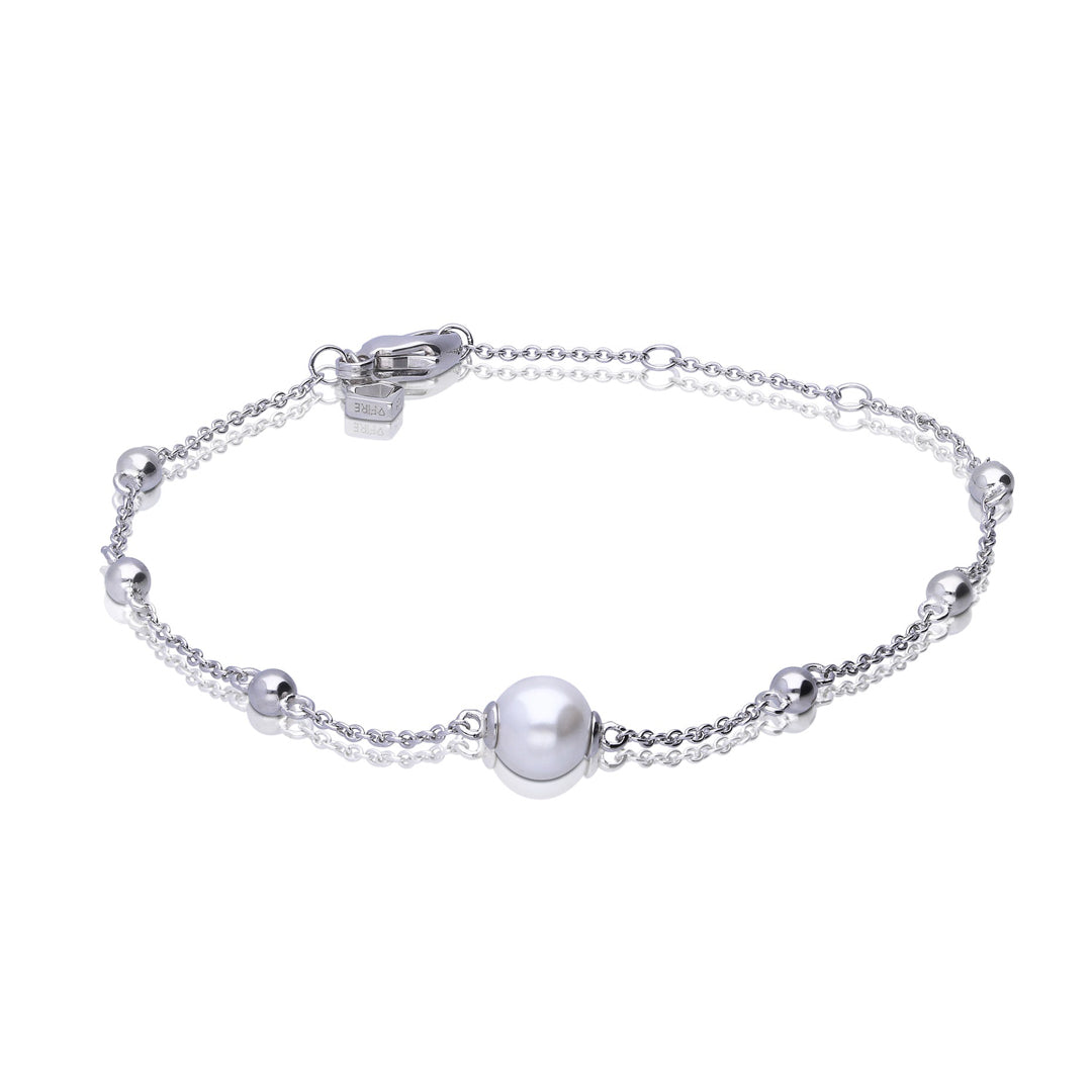 Diamonfire Kugelarmband mit Muschelkernperle