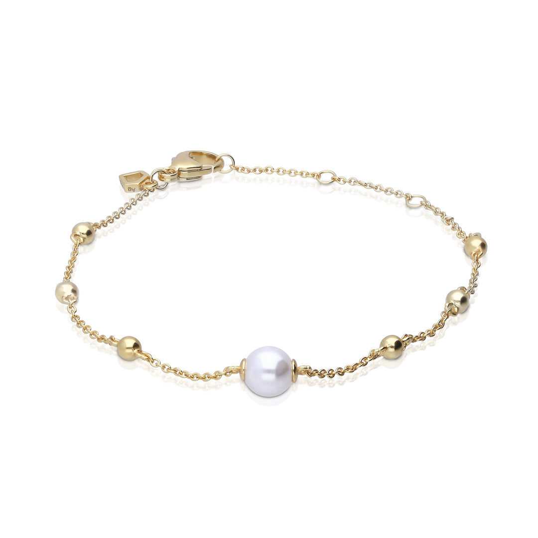 Diamonfire Kugelarmband mit Muschelkernperle