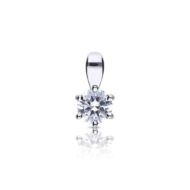 Diamonfire Six Claw Carat Pendant