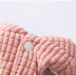 Thick And Warm Dog Clothes For Autumn And Winter, Small And Medium-sized Dog Teddy Bichon, Checked Corduroy Vest, Pet Cotton Coat