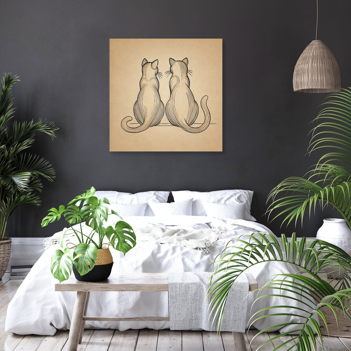 Companionship Cats Canvas