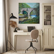 River Wharfe Stonework Canvas