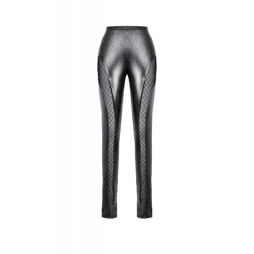 Dark in Love Serpentine Mesh Panel Leggings