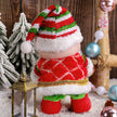 Animierte Musikalische Weihnachtsmann-Weihnachtsdekoration - LED Leuchtende Gehende Figur | Elektrisches Feiertagsornament mit Musik
