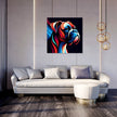 Abstract Boxer Emotional Landscape Canvas