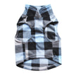 Ropa para mascotas con estampado de cuadros