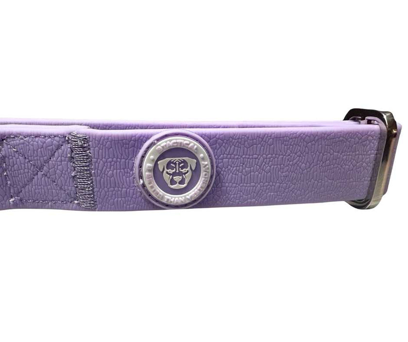 2.5cm PVC BTactical™ Halsband | Pastelllila