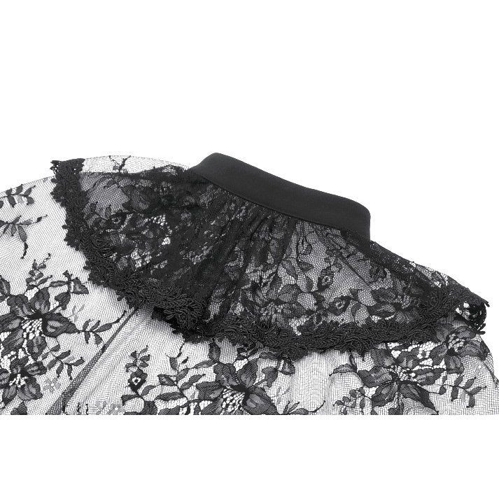 Dark in Love Bellatrix Lace Ruffle Capelet