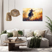 Cowboy Lasso Sunset Canvas