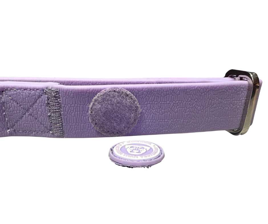 2.5cm PVC BTactical™ Halsband | Pastelllila