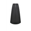 Dark in Love Punk Layered Pocket Cutout Belted Long Skirt