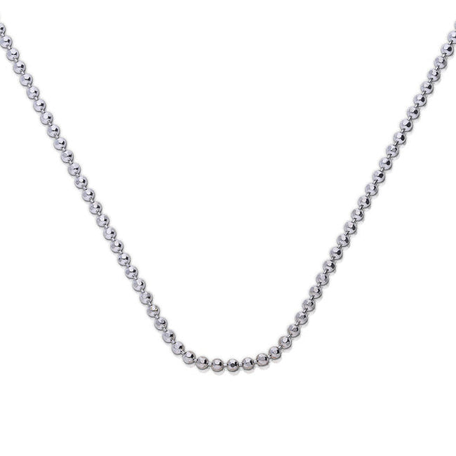 Diamonfire Diamond Cut Ball Chain with Extender 43cm-45cm