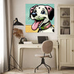 Playful Pup Canvas