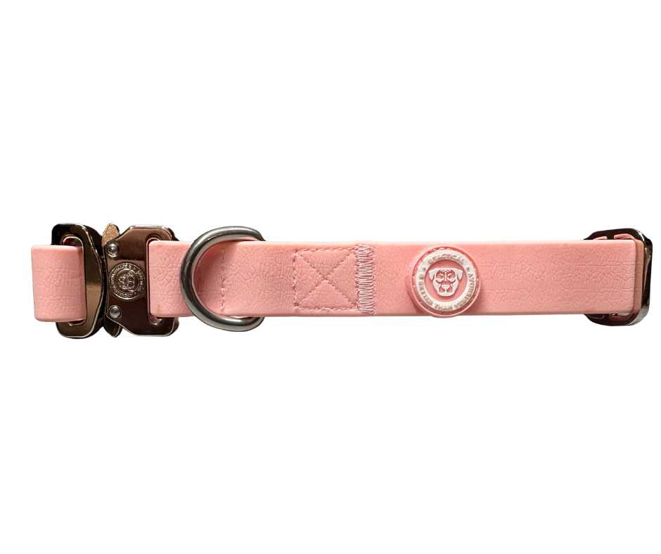 2,5 cm PVC BTactical™ Halsband | Pastellrosa