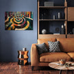 Geometric Labyrinth Canvas