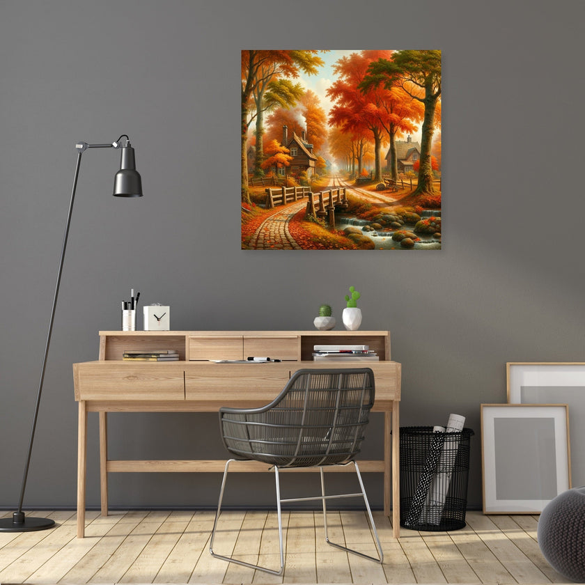 Autumn Lane Canvas