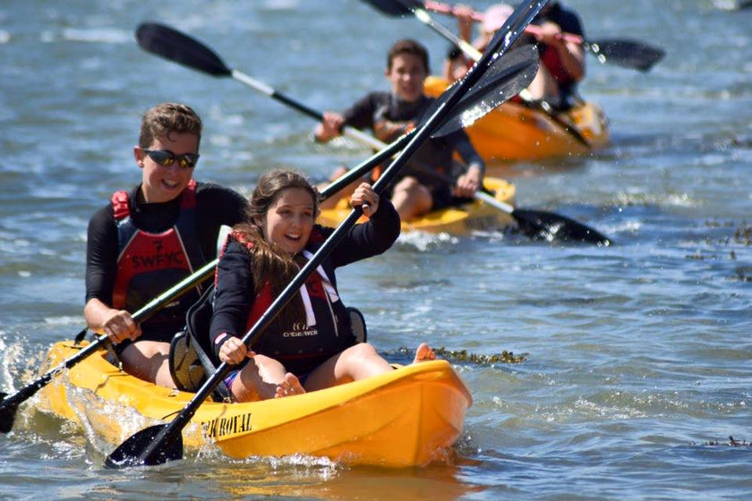 Mahee Double Seater Kayak Yellow Package Deal