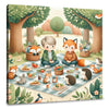 Woodland Picnic Canvas