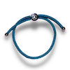 Rope Bracelet - Sky Blue Zigzag