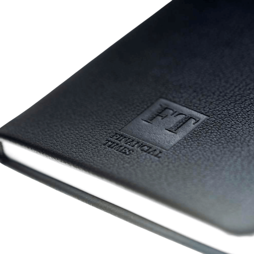 Financial Times Leather Notebook