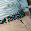 Woven Belt - Neon Zigzag