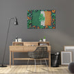 Shamrock Flag Pointillist Canvas