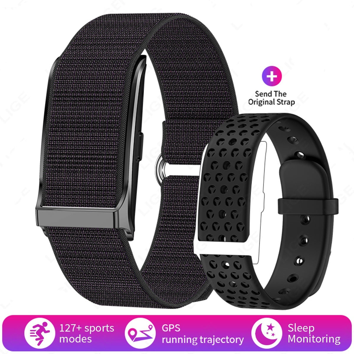 Elegante y versátil reloj inteligente para exteriores Detección de salud Ejercicio físico
