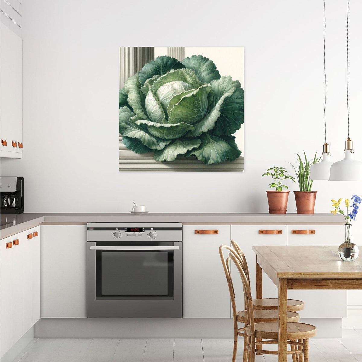 Classic Cabbage Cluster Canvas