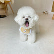 Cute Dog Smiling Bib Pet Bunny Saliva Towel