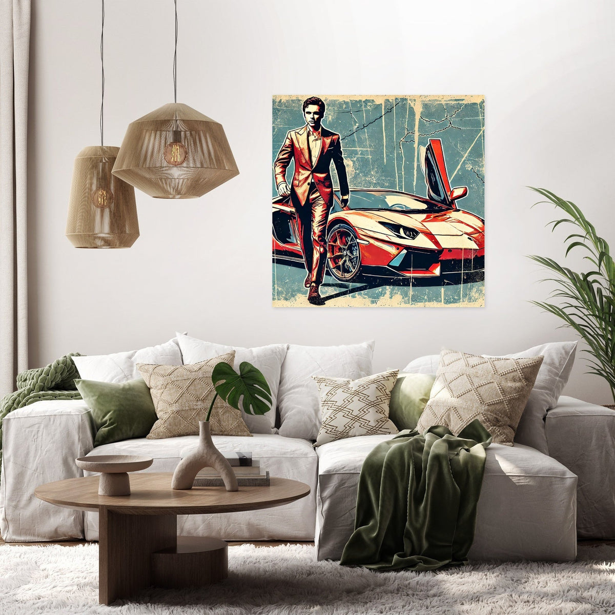 Hollywood Star Drive Canvas