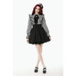Dark in Love Striped Ruffle Gothic Lolita Dress