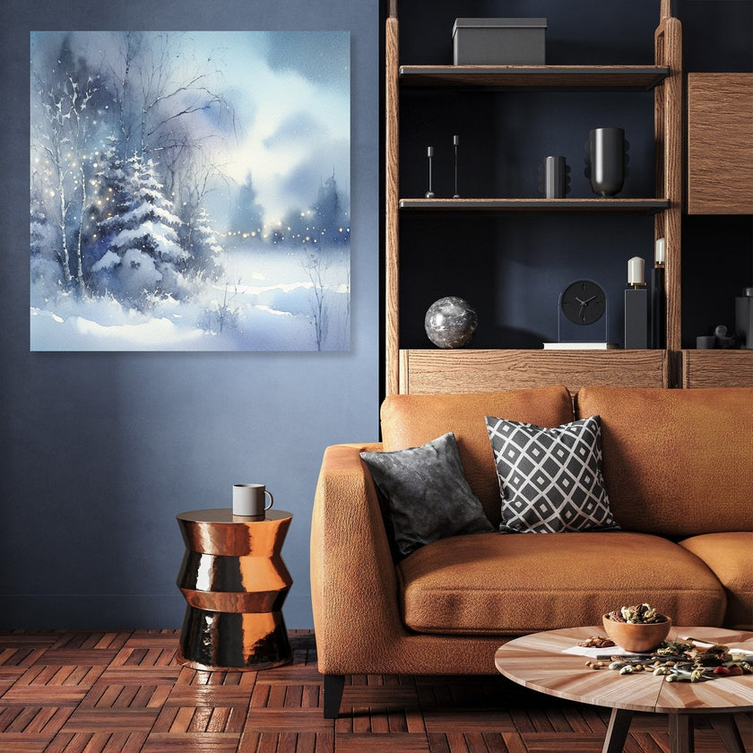 Winter's Melancholy Solitude Canvas