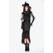 Dark in Love Gothic Elegant Velvet Mermaid Skirt
