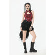 Dark in Love Cordelia Gothic High-Low Layered Skort