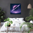 Violet Ring Planet Canvas