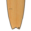 6ft 6 Bamboo Wing Swallow Tail Shortboard Surfboard (FINS Included)