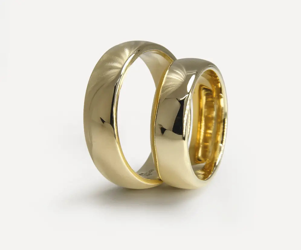 6mm Gold Wedding Band – Classic Atlas – 9ct/14ct/18ct Gold