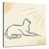 Sunlit Cat Canvas