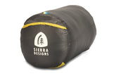 Sierra Designs Cloud 35°F (2°C) 800-Fill DriDown Sleeping Bag - Long - Blue/Yellow/Peat
