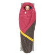 Sierra Designs Women's Cloud 20°F (-7°C) 800-Fill DriDown Sleeping Bag - Regular - Sangria/Yellow/Peat
