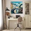 Sunny Day at Dragon Bridge Canvas