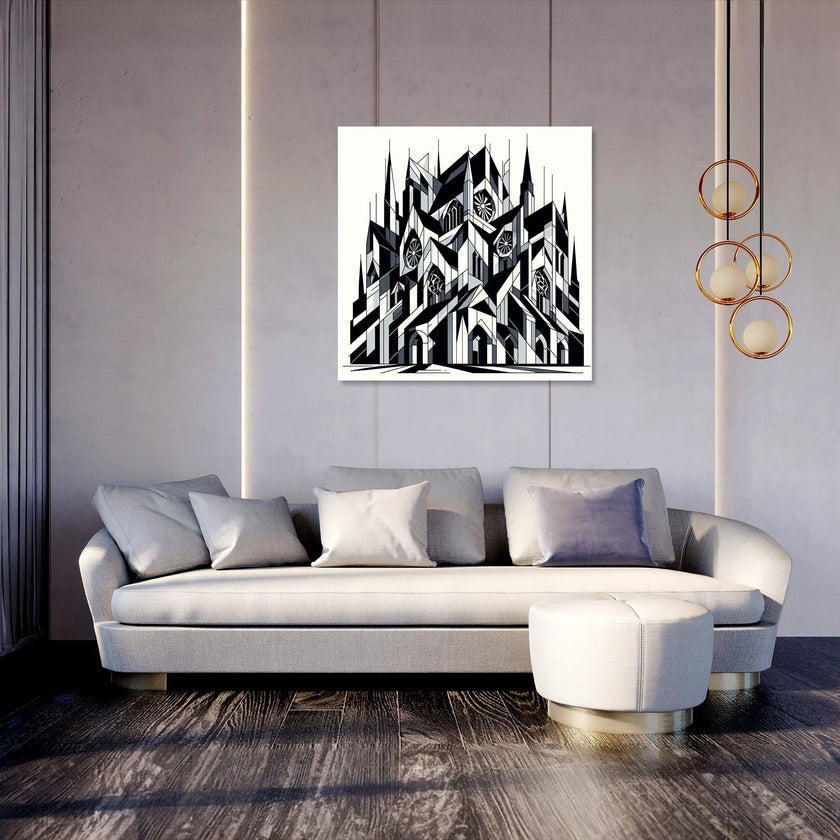 Fragmented Gothic Canvas