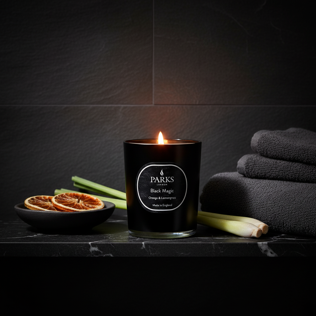 ORANGE & LEMONGRASS 1 WICK SCENTED CANDLE 180G